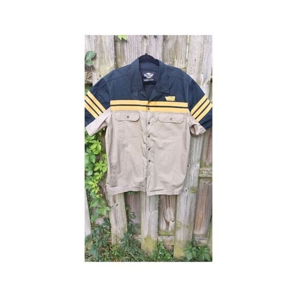 Harley Davidson button down XL - Picture 1 of 9
